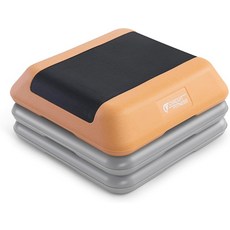 arcy 16 x 인치 조절 가능한 높이 에어로빅 스텝 플랫폼 라이저 미끄럼 방지 고무 표면 홈 운동 피트니스 트레이닝 다양한 색상 옵션 포함, Sakura Pink - 2