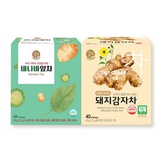 우리차 바나바잎차 40티백+돼지감자차 40티백