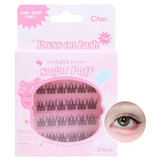 Char. The Fluffy 烘焙糖霜蓬鬆假睫毛, 1個, 黑色