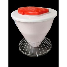 농장 닭사료 공급기 30kg 18구 양계장 닭모이 자동급식기 50cm 소힘줄 모이통 오리용, 30kg 오리용 소힘줄 50cm 24구