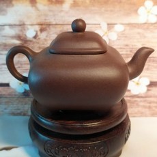 宜興紫砂廠 紫泥傳爐壺 90cc 早期紫砂壺, 1個, 紫泥, 約90cc