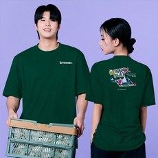 테크니스트 TNT5584 남성 여성 반팔 티셔츠 오버핏
