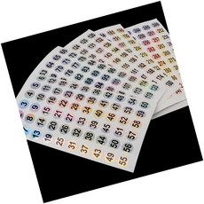 DSGS 숫자스티커 번호판스티커, 181-240