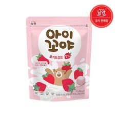 아이꼬야 아기과자 요거트 큐브 딸기 17g, 1개