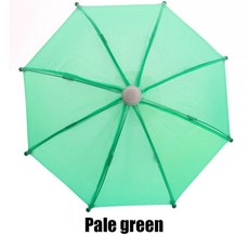다채로운 플라스틱 미니 의류 인형 스타일 장식 새로운 우산 선물 기어, 1개, pale green