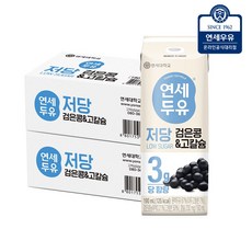 연세두유 저당 검은콩 고칼슘, 190ml, 48개