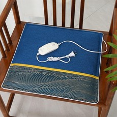 무선 온열 방석 난방 전기 보통레드 5V 충전 USB, 기본 전기/온수매트 사이즈, 가열 블루