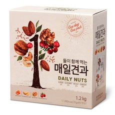 대봉식품 둘이 함께 먹는 매일 견과, 60개