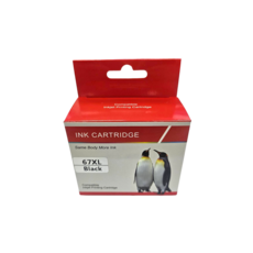 67XL 相容噴墨列印墨水匣, 1個, 黑色