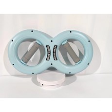 臂力器 臂力棒 腕力訓練器 拳速訓練器材 8字臂力器 家用多功能 腕力格斗 拳擊訓練 阻力速臂器, 淺藍色, 1個