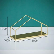 蛋糕盤 杯子蛋糕架 水果盤 三層水果架 鐵藝點心盤 下午茶點心架 家用蛋糕托盤 甜點架 三層蛋糕架 甜品架, 房子單層, 1個
