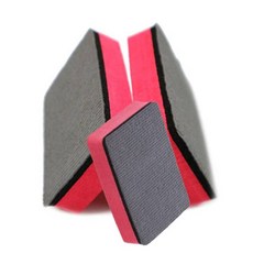 클레이바 세차 1pc 세차 진흙 청소 스폰지 블록 매직 클레이 바 자동차 자동 청소 폴리 셔 왁스 세차 용품 전에 오염 물질 제거, 3개, 1개