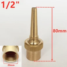 조절식 제트 직선 분수 노즐 스테인레스 수영장 음악 헤드 1/2 "3/4" 1", 05 1l2 (Brass)