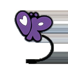 실리콘 밀짚 귀여운 보라색 나비 커버 캡 컵 고양이 모자, 1개, 5. 1828-06