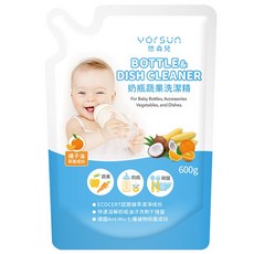 悠森兒 奶瓶蔬果洗潔精, 1個, 600ml