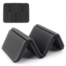 휴대용 접이식 등산 방석 검정 매트 깔개 쿠션 캠핑