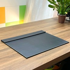 데스크매트 서류 깔판 서재 데스크 매트 회사용품 책상 박스 양식, 3. 블랙 60x45 화이트 커버 포함, 1개, 1매