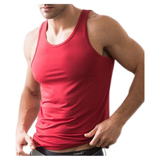 CUMAR 莫代爾U領素面冰涼背心 C71B01