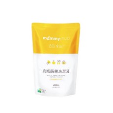 媽咪小站 奶瓶蔬果洗潔液 - 奶瓶清潔液 蔬果清潔液, 1個, 補充包600ml