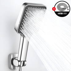 세요나 절수고수압 샤워기 헤드, 실버, 1개