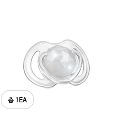 누비 쥬얼리 노리개 젖꼭지, 0~6개월, 진주(화이트), 1개