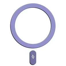 호환 맥세이프 호환용 마그네틱 스티커 금속 링 무선 충전 서클 디스크 아이폰 호환 16 15 13 프로 맥스용, 14 1 Purple