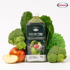 [100% NFC 착즙] 보넬드 아이엠 그린 주스 즙, 1L