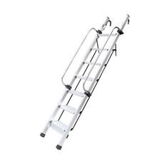 복층 걸이형사다리 작업 손잡이 옥탑방 다락방 사다리, 1개, 표준 6단계-무료