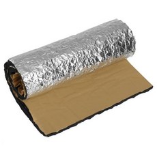 방진 패드 방음 매트 흡음 테이프 스펀지 호환 4pcs 10mm 25cm * 50cm 차 소리 Deadener 소음 증거 보닛 절연 데드닝 엔진 방화벽 열 거품 목화 스티커, 브라운, CHINA