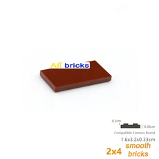 20개 DIY 피규어 벽돌 매끄러운 2x4 교육용 창의적 크기 87079와 호환 14세 이상용 플라스틱 장난감, 29 20pcs brown