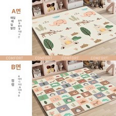 라이트온 층간소음방지매트 층간소음매트 유아, 1개, 2cm 일상+요정