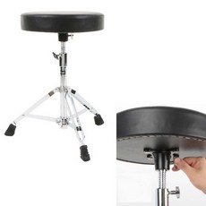 연주용 드럼의자 스크류방식 높이조절 RaM81 악기소품, 1개