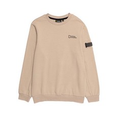 내셔널지오그래 NATIONAL GEOGRAPHIC KIDS N214KSW210 포셔 스페이스 아트웍 맨투맨기모 BEIGE 454337