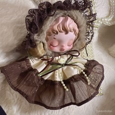 臺灣出貨 光織園沐木著痕sp冬日樂章漫旅調可可頌搪膠公仔衣服裙子瑪特娃衣 AWPC, 1個, 玫瑰可可頌,Sp娃衣/手作有痕跡