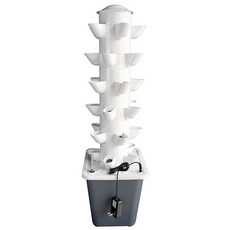 YANGSANRUI 種植盆栽 垂直立柱 水耕立體種植，陽台庭院室內蔬菜花草多層種植架, 種植系統 6層30孔, 1個