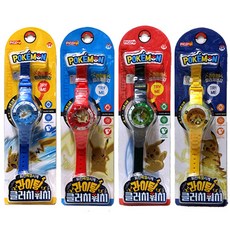 PoKeMoN 寶可夢 旋轉錶圈手錶照明手錶