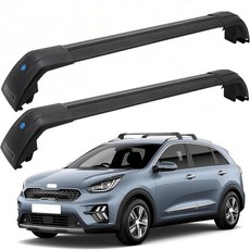SYDSZ 크로스 바 루프 랙 기아 NIRO DE SG2 2017 2018 2019 2020 2021 2022 2023 2024 2025 2026 플러시 사이드 레일 튼튼, SYDSZ 크로스 바 루프 랙, 기아 NIRO DE S