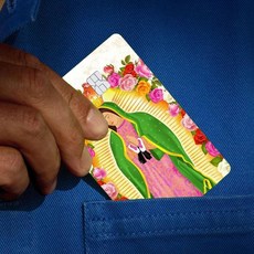 구아다루페 성모 마리아 신용카드 은행카드 직불카드 버스카드 앞면 스티커, A. 1 Set, 8. KT0046478