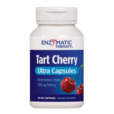 Enzymatic Therapy 歐洲酸櫻桃Ultra素食膠囊 1200mg, 90顆, 1瓶