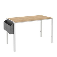 게이밍 컴퓨터책상 학생 공부책상 1250mm, 내추럴+화이트