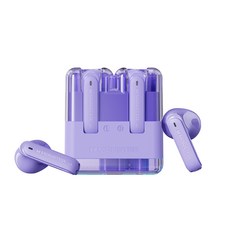 MONSTER 몬스터 XKT12 오픈형 HiFi 5.3 블루투스 무선 이어폰, 자주색, a