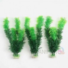 DUGNMARKT 30cm 치어은신처 어항수초 물고기은신처 수족관 어항용품 인조수초 3p 어항꾸미기, 1개