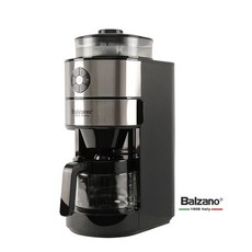 Balzano 全自動6杯份研磨咖啡機, 超值新品, 不鏽鋼,黑色, BZ-CM1106