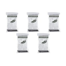 0PCS 비상 담요 야외 생존 처치 군사 구조 키트 캠핑을위한 방풍 방수 호일