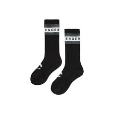 챌린저 여성 배색 로고레터링 니삭스 블랙