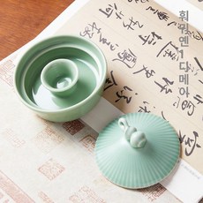 먹물 종지 문방사우 필세뚜껑 캘리그라피 서예용품 동양화, 1개, 비메이