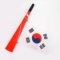 (응원태극기나팔) 응원도구 체육대회 운동회 단합대회, 1개, 단일상품1