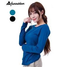 戶外趣 女款瑜珈彈力伸展長袖T恤 親膚舒適 運動速乾 兩色可選