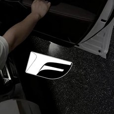 차량 프로젝터 램프 자동 도어 웰컴 라이트, 1개, 7. LOGO E