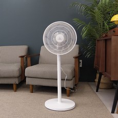 키높이 스탠드 팬큘레이터 / 선풍기 써큘레이터 15엽날개, 화이트